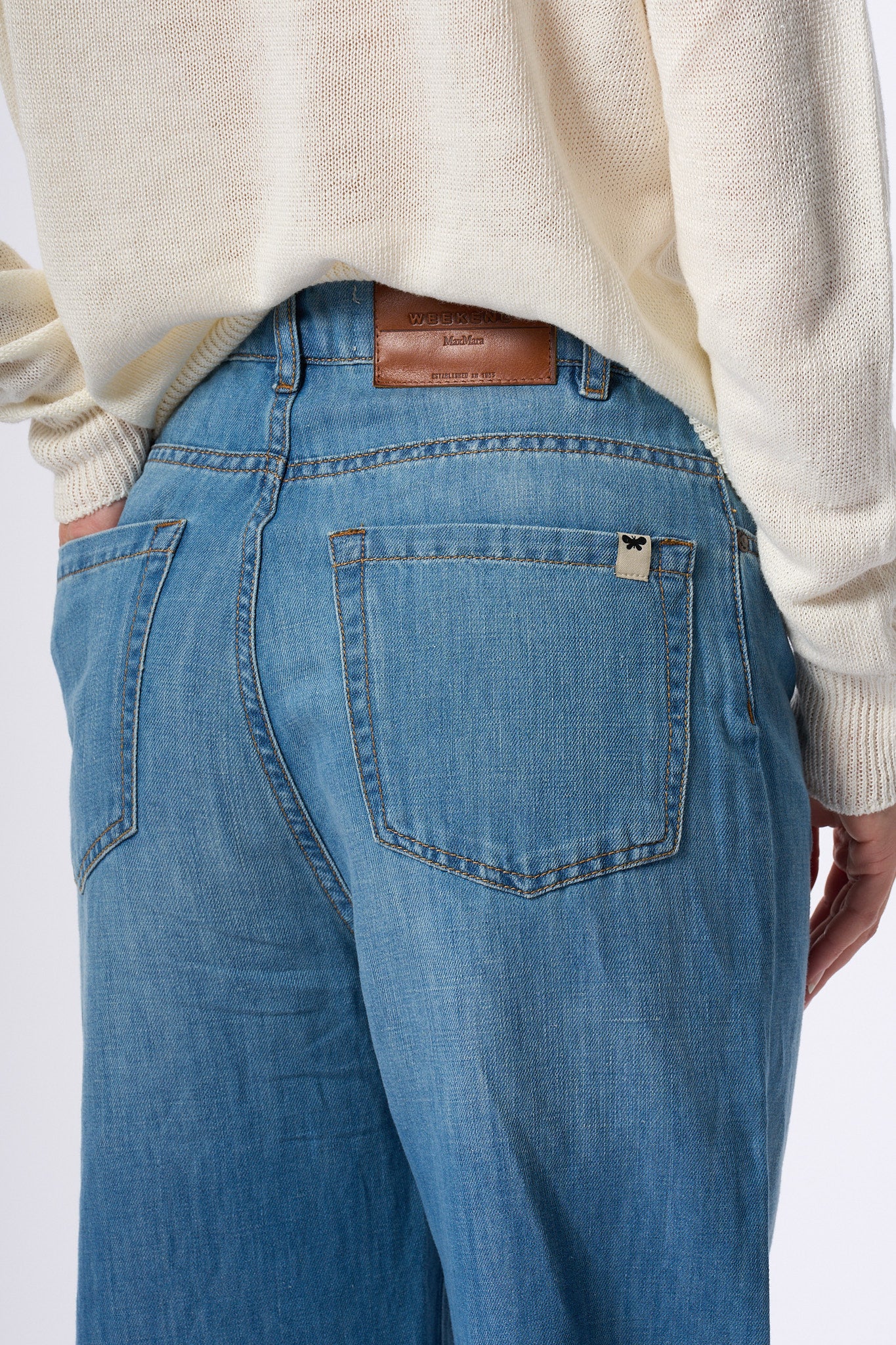 Max Mara Weekend Jeans Volpino Denim Chiaro Donna-5
