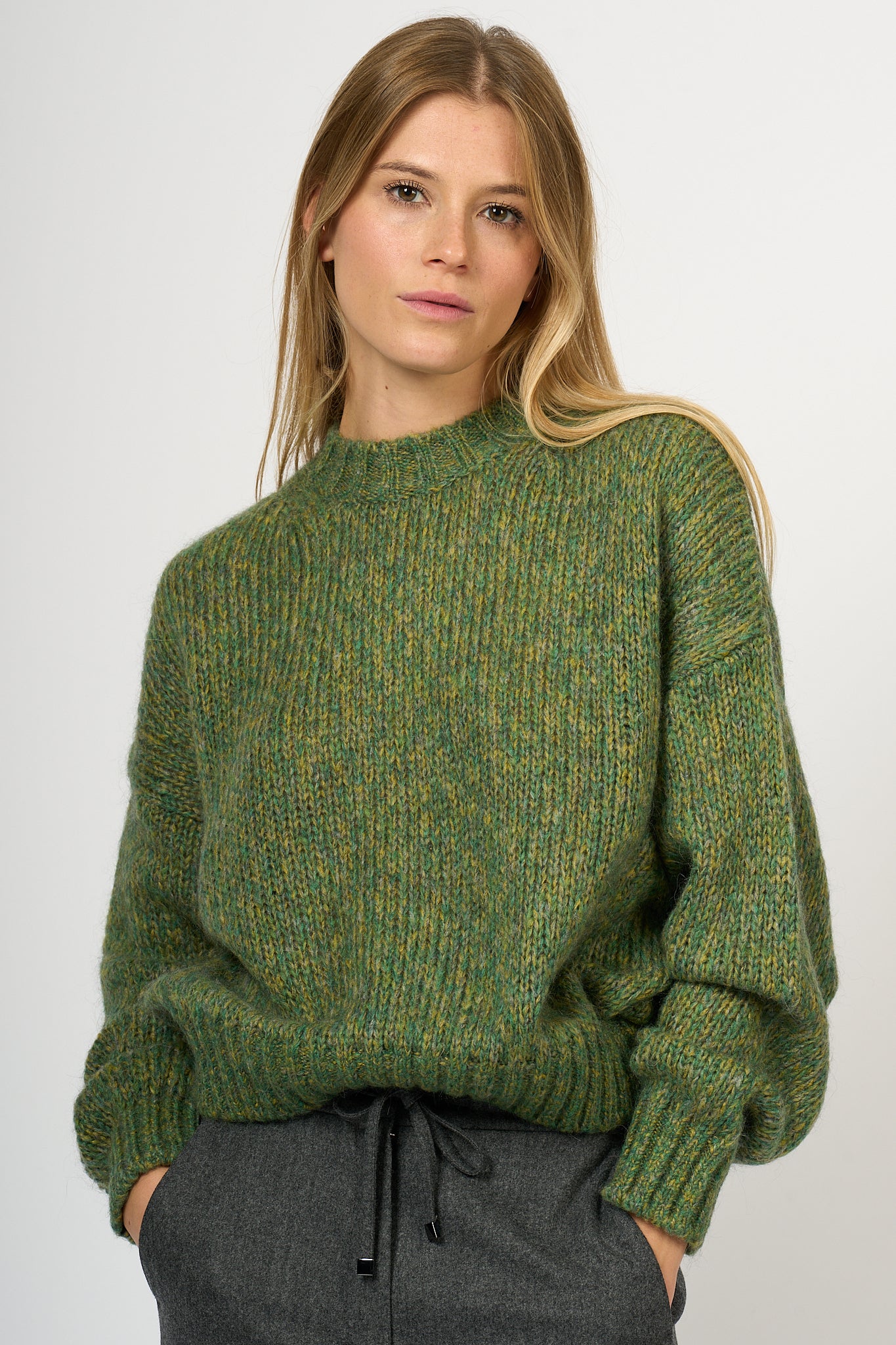 Max Mara Weekend Dionigi Green Sweater Women-3