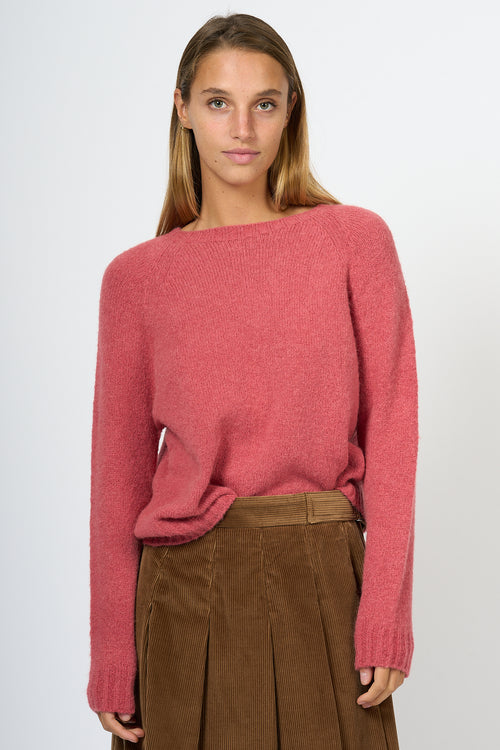 Max Mara Weekend Ghiacci Alpaca Sweater Cherry Women