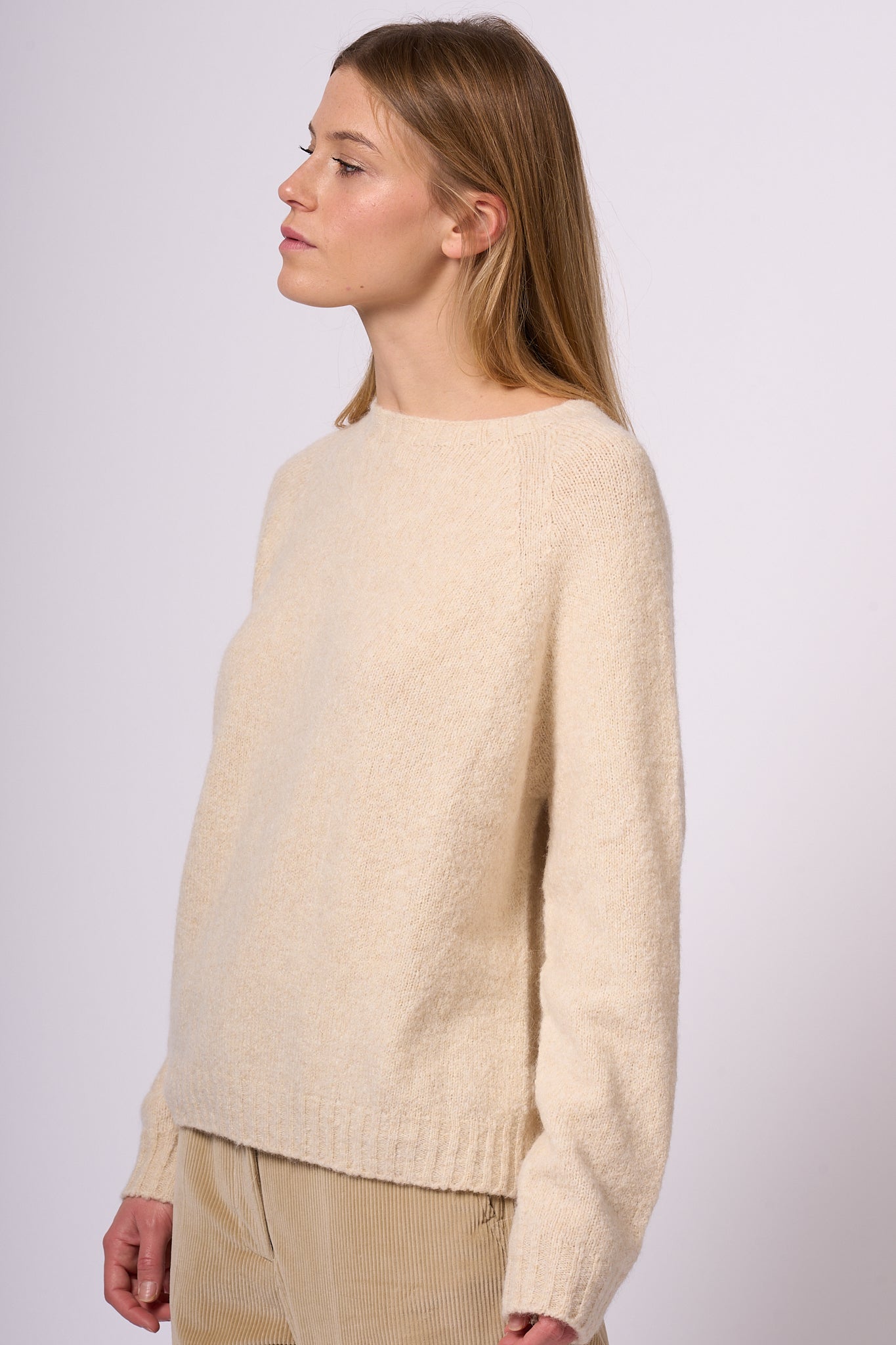 Max Mara Weekend Ghiacci Alpaca Sweater Sand Women-3