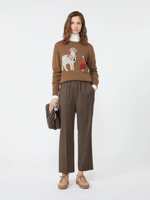 Max Mara Weekend Maglia NITRA Lama Nocciola Donna-2