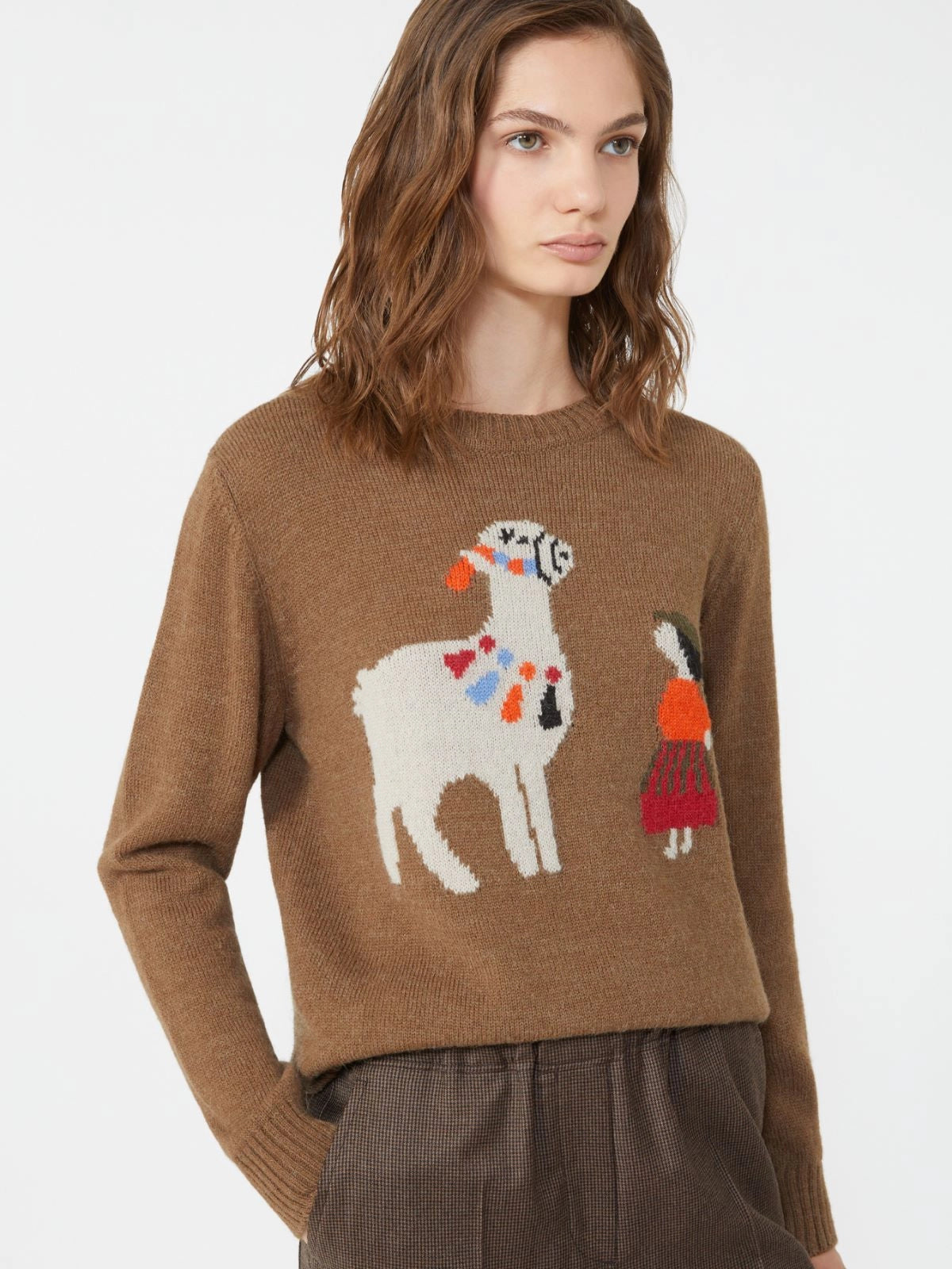 Max Mara Weekend Maglia NITRA Lama Nocciola Donna-4