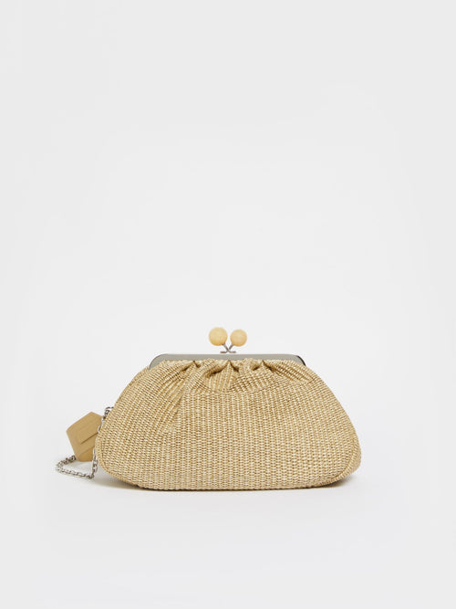Max Mara Weekend Pasticcino Bag Fortuna M In Rafia Beige Donna