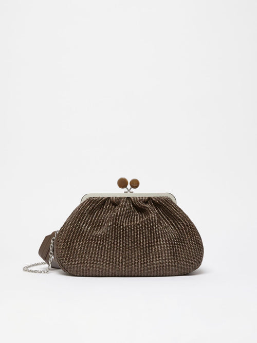 Max Mara Weekend Pasticcino Bag Fortuna M In Rafia Testa Di Moro Donna
