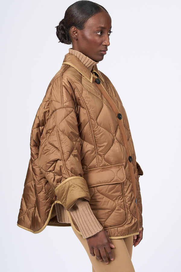 Max Mara Weekend Piumino Cerea Caramello Donna-2