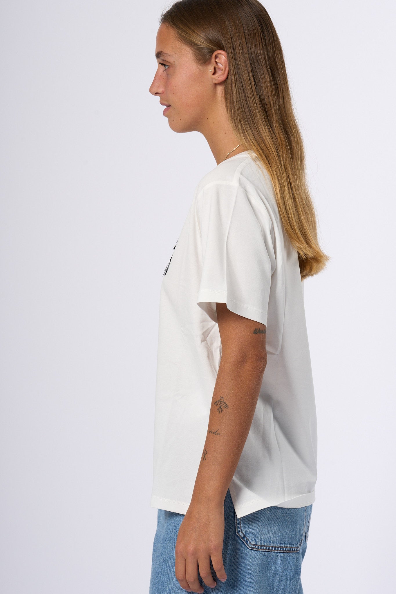 Max Mara Weekend T-shirt Paillettes Bianco Donna-5