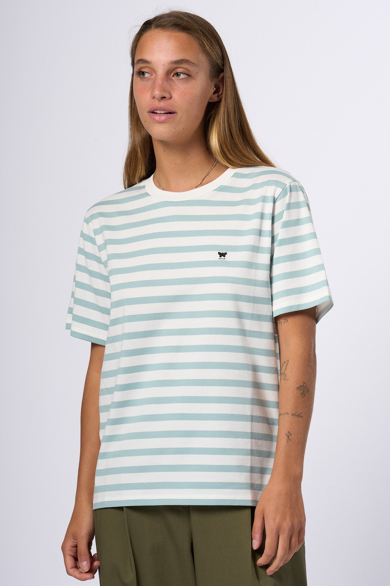 Max Mara Weekend T-shirt Satrapo Righe Anice Donna-1