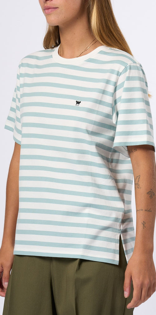 Max Mara Weekend T-shirt Satrapo Righe Anice Donna-2