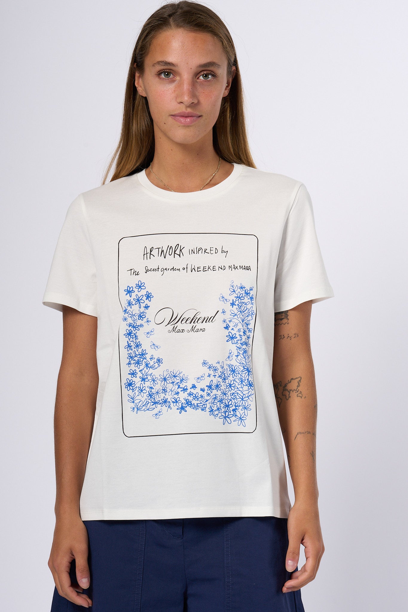 Max Mara Weekend T-shirt Teiera Stampa Donna-3