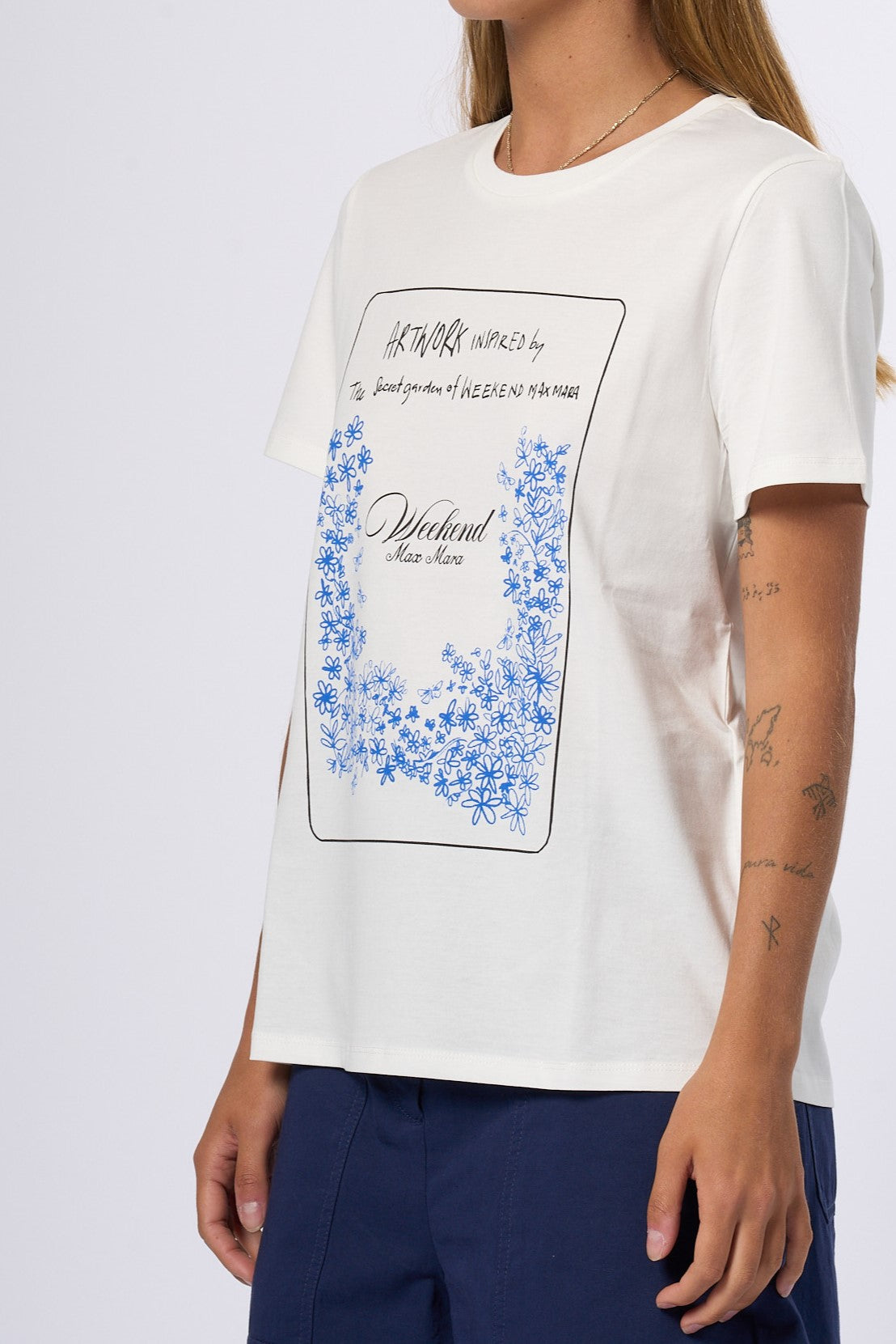 Max Mara Weekend T-shirt Teiera Stampa Donna-4