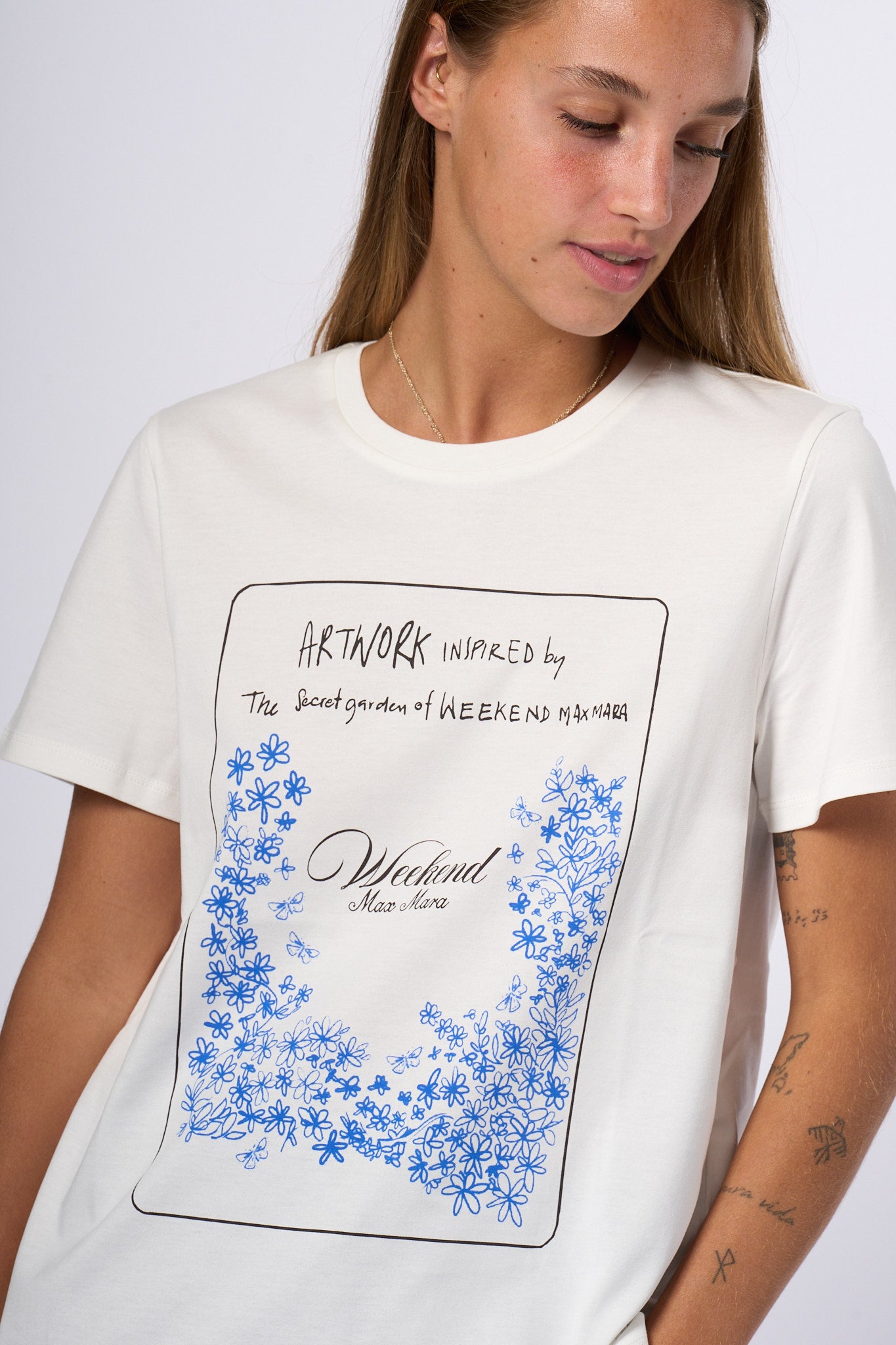 Max Mara Weekend T-shirt Teiera Stampa Donna-2