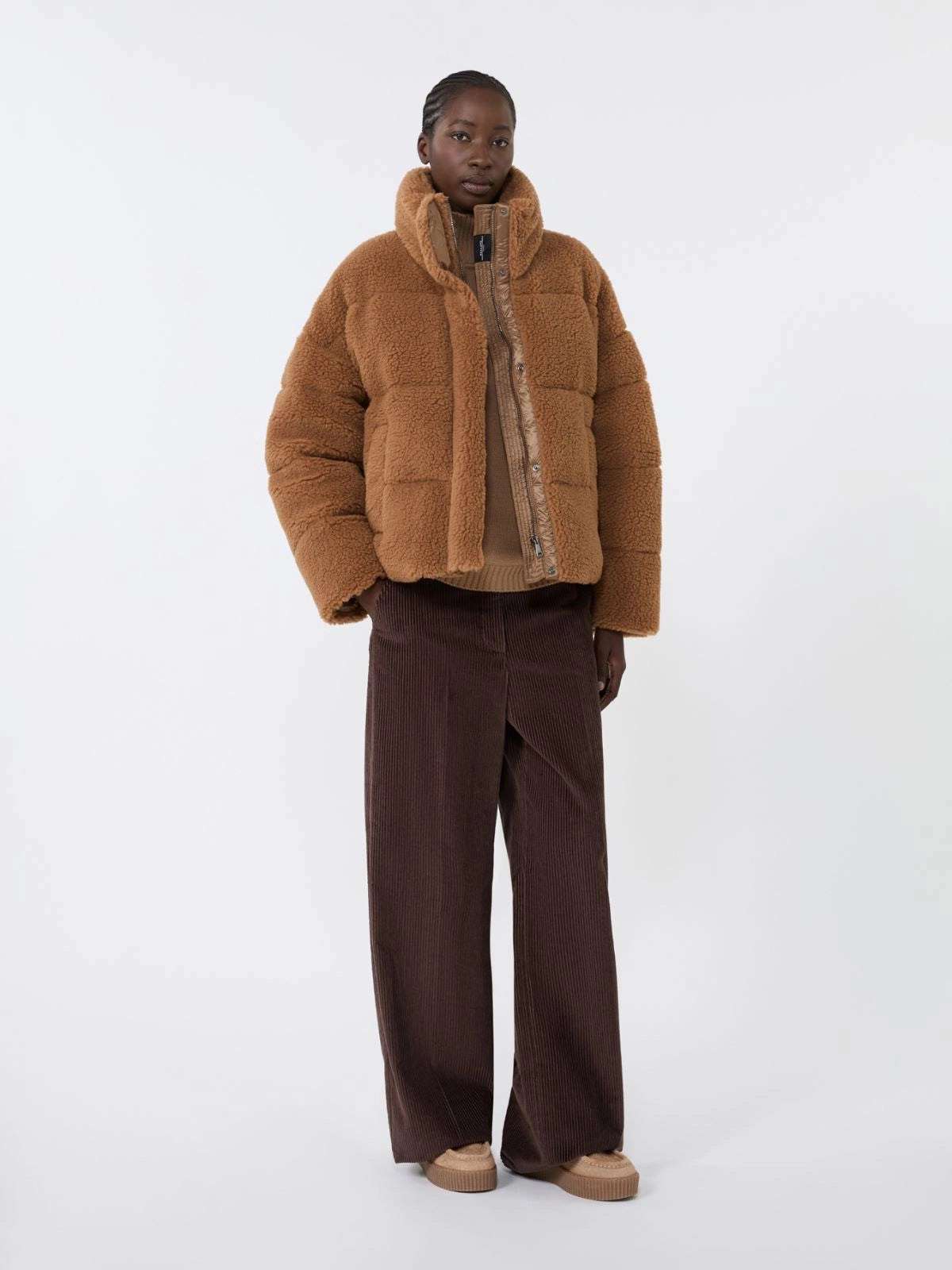 Max Mara Weekend Teddy Alfredo Cammello Donna-3