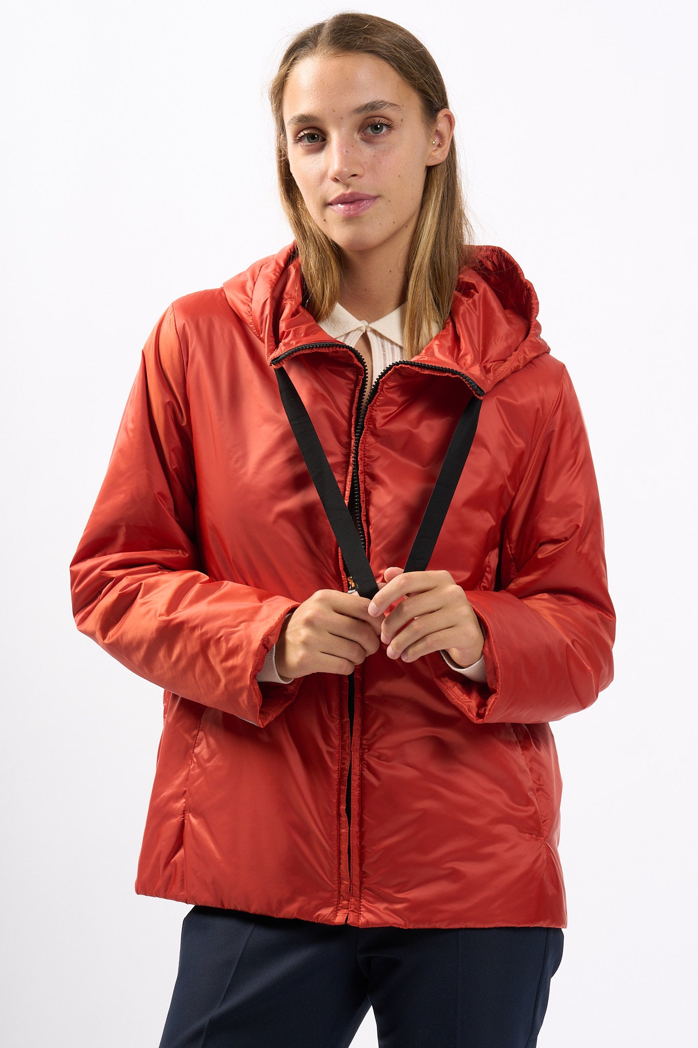 Max Mara Piumino Greenh Rosso-Arancio Donna-2