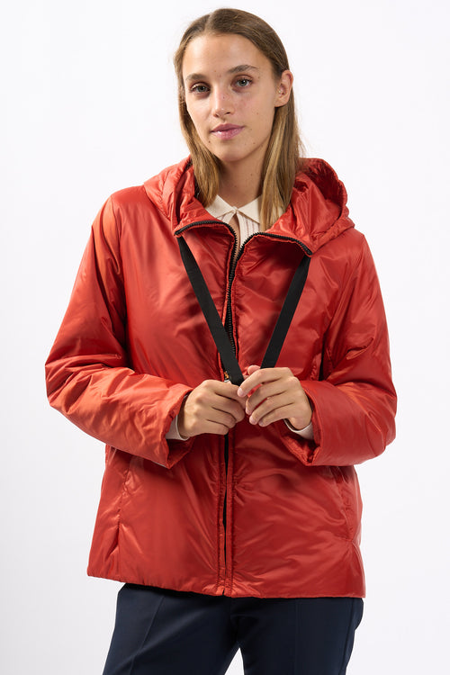 Max Mara Piumino Greenh Rosso-Arancio Donna-2