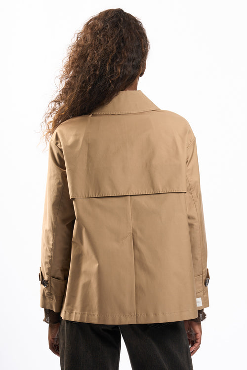 Max mara Trench Corto Zeno Cammello Donna-2