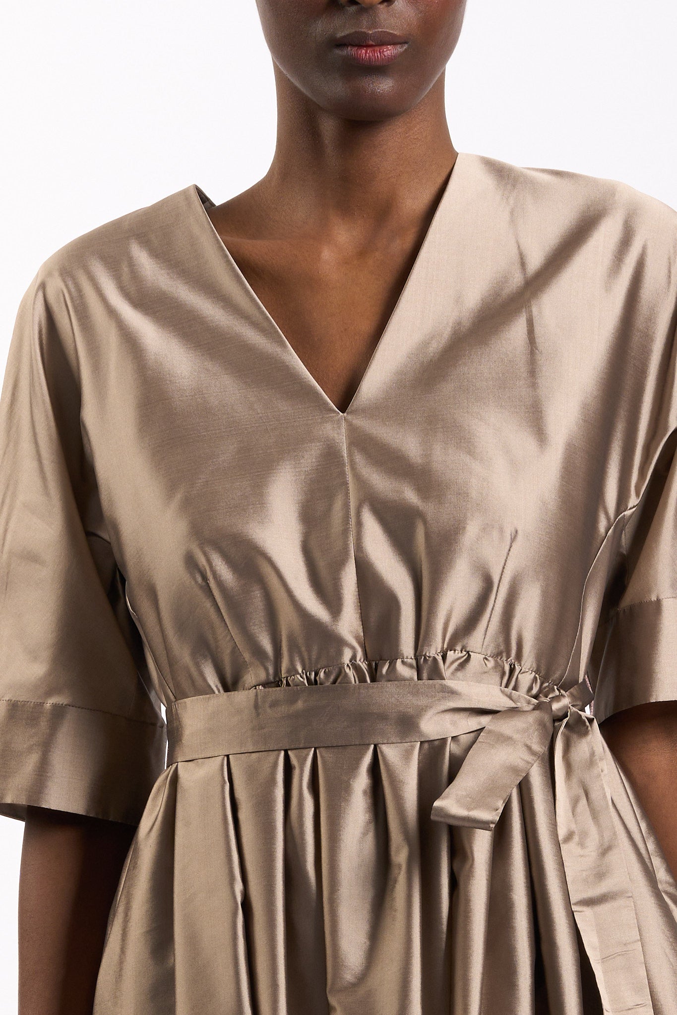 Max mara s Abito Viola in Organza Rosa antico Donna-4