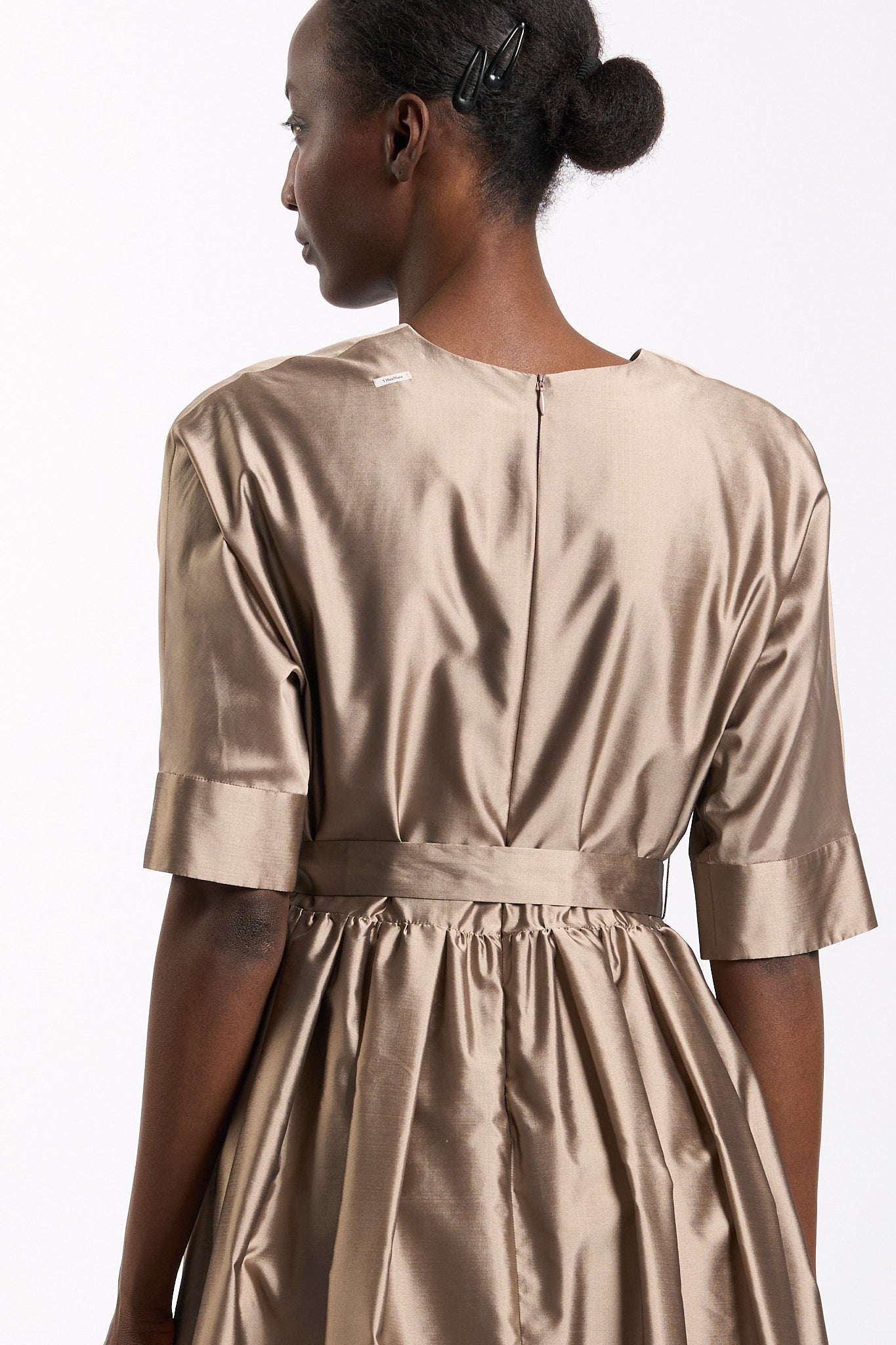 Max mara s Abito Viola in Organza Rosa antico Donna-6