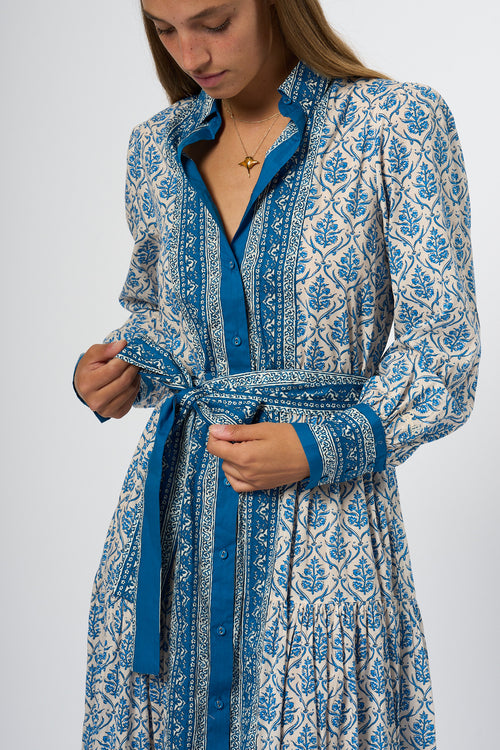 Mc2 Saint Barth Abito Chemisier Blu Donna-2