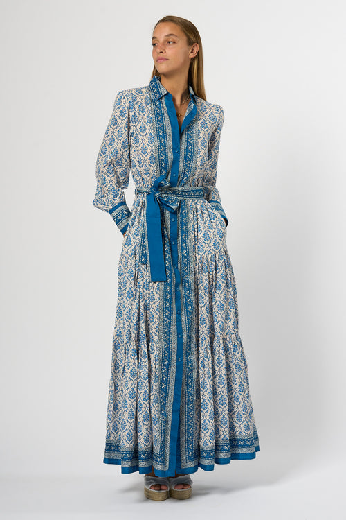 Mc2 Saint Barth Abito Chemisier Blu Donna