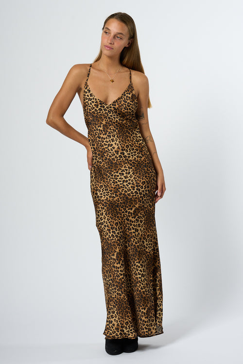 Mc2 Saint Barth Abito Lungo Leopardo Donna