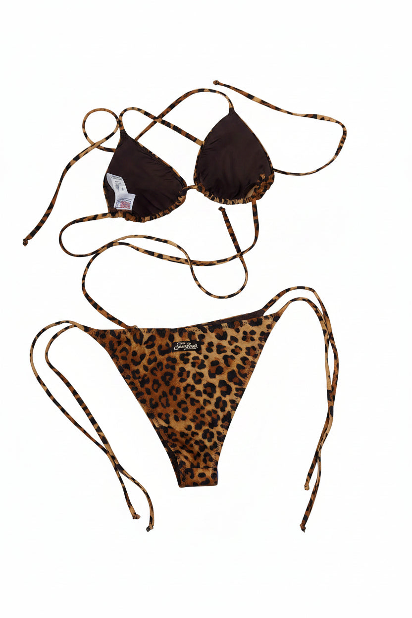 Mc2 saint barth Costume Bikini Leop Leopardo Donna-2