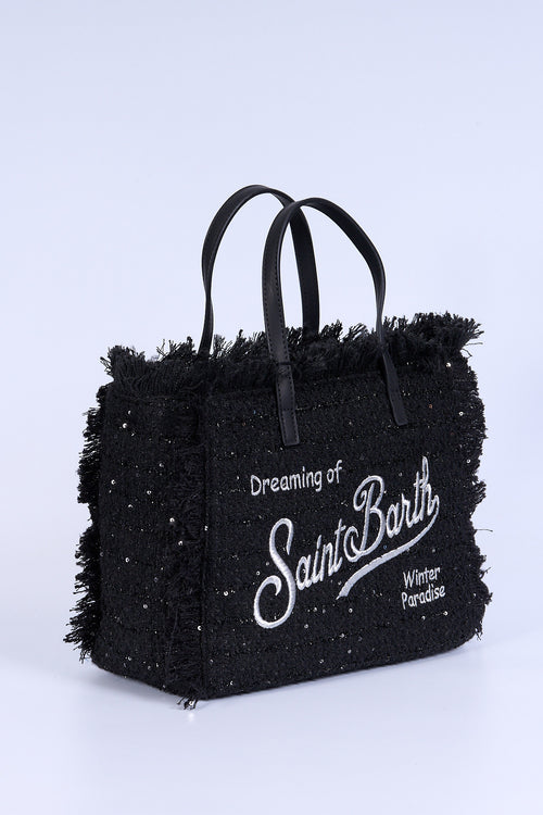 Mc2 Saint Barth Borsa COLETTE Pailettes Nero Donna-2