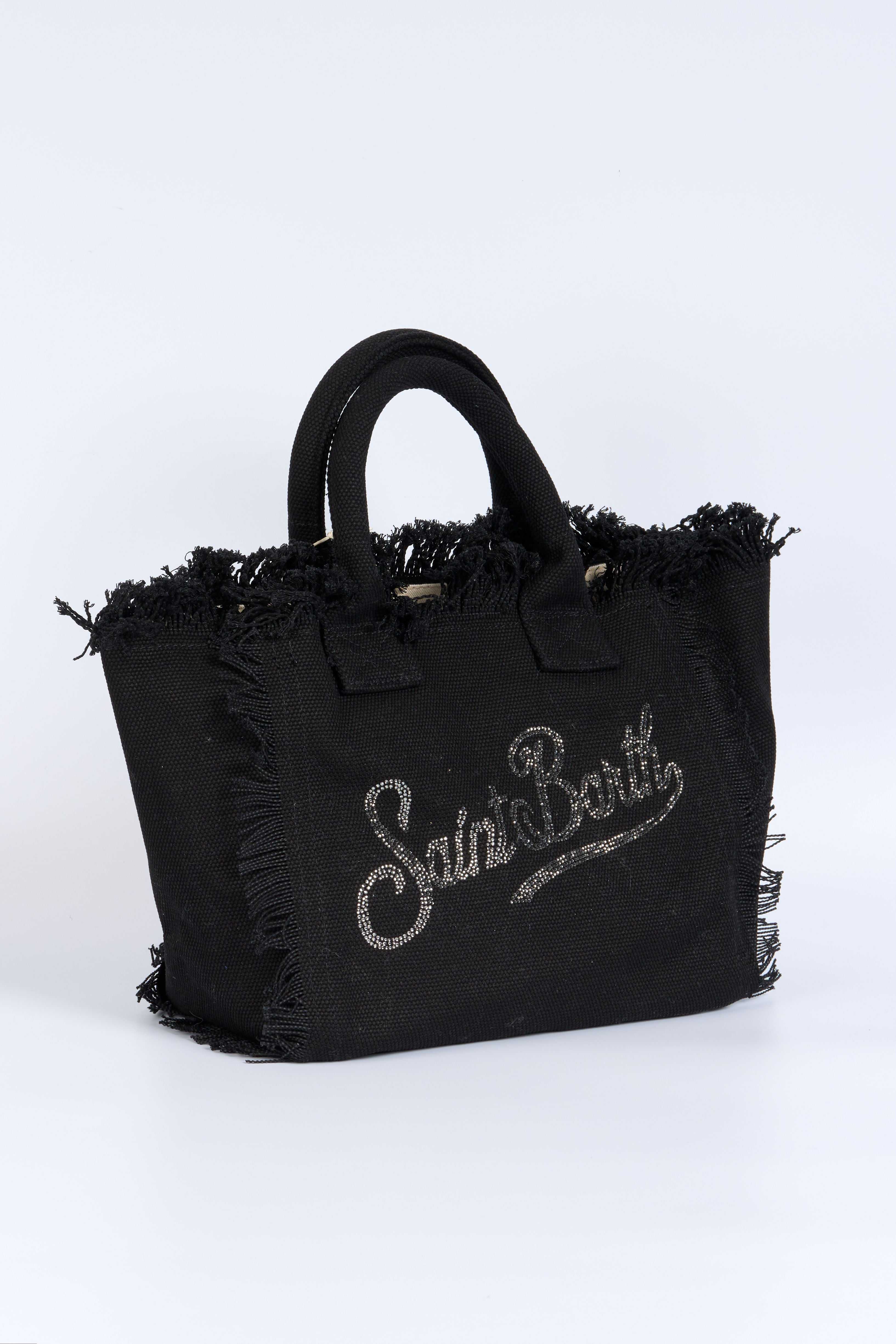 Mc2 Saint Barth Borsa Colette Strass Nero Donna-3