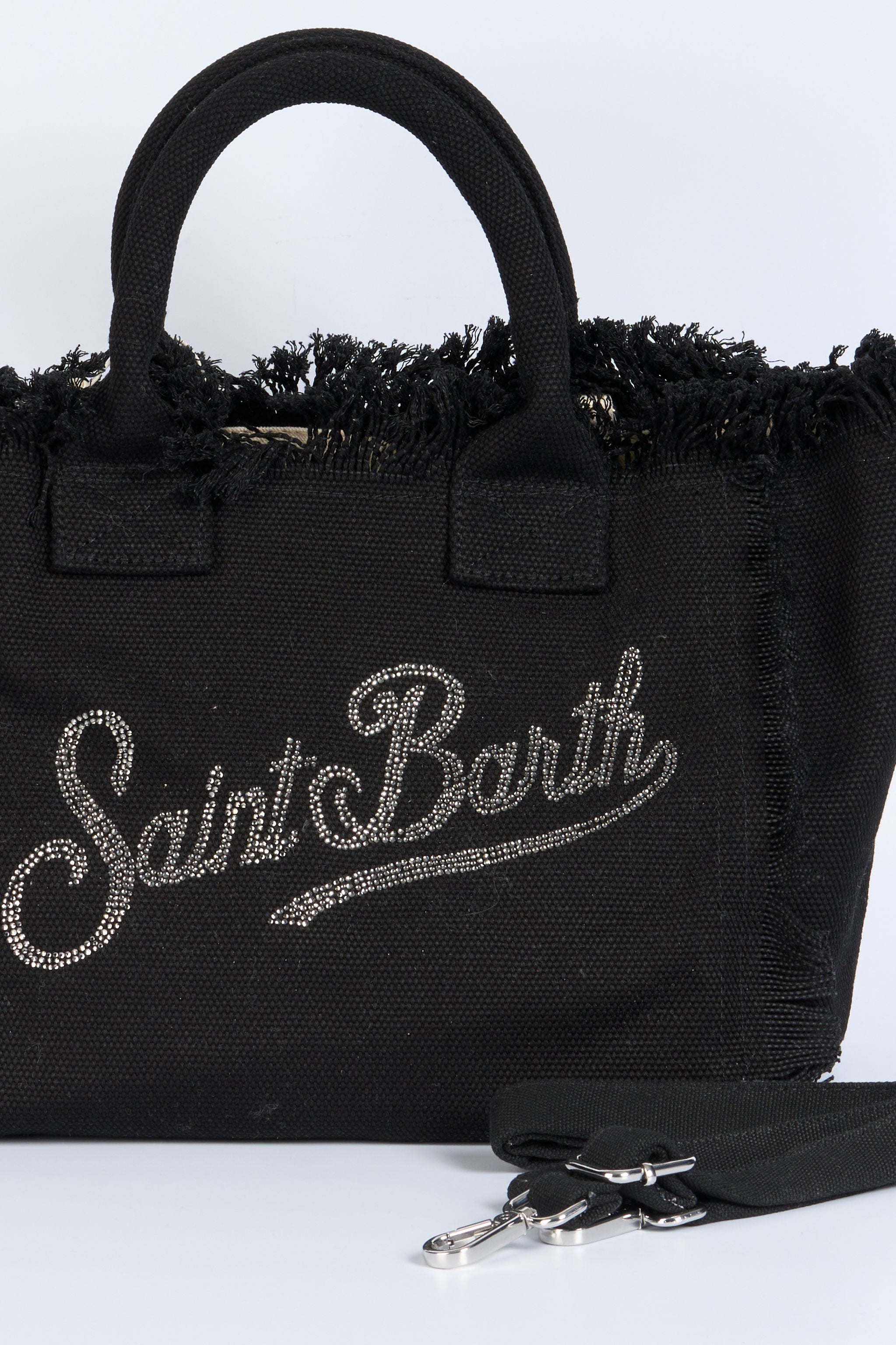 Mc2 Saint Barth Borsa Colette Strass Nero Donna-2