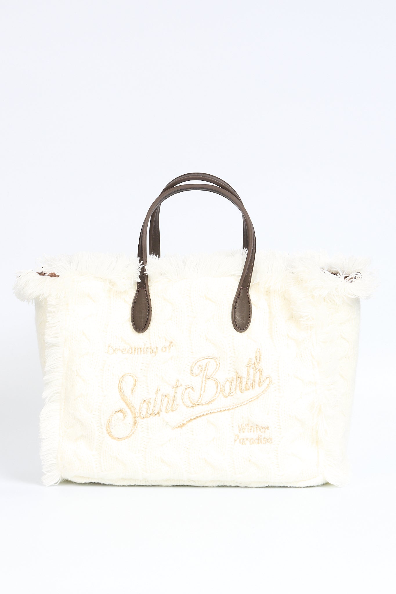 Mc2 Saint Barth Colette Tricot White Women's Bag-1