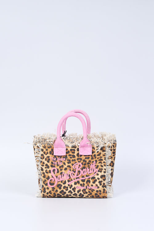 Mc2 Saint Barth Borsa Vanity Mini Leopardo Donna