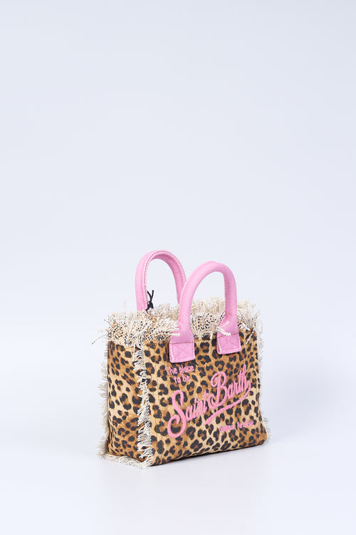 Mc2 Saint Barth Borsa Vanity Mini Leopardo Donna-2