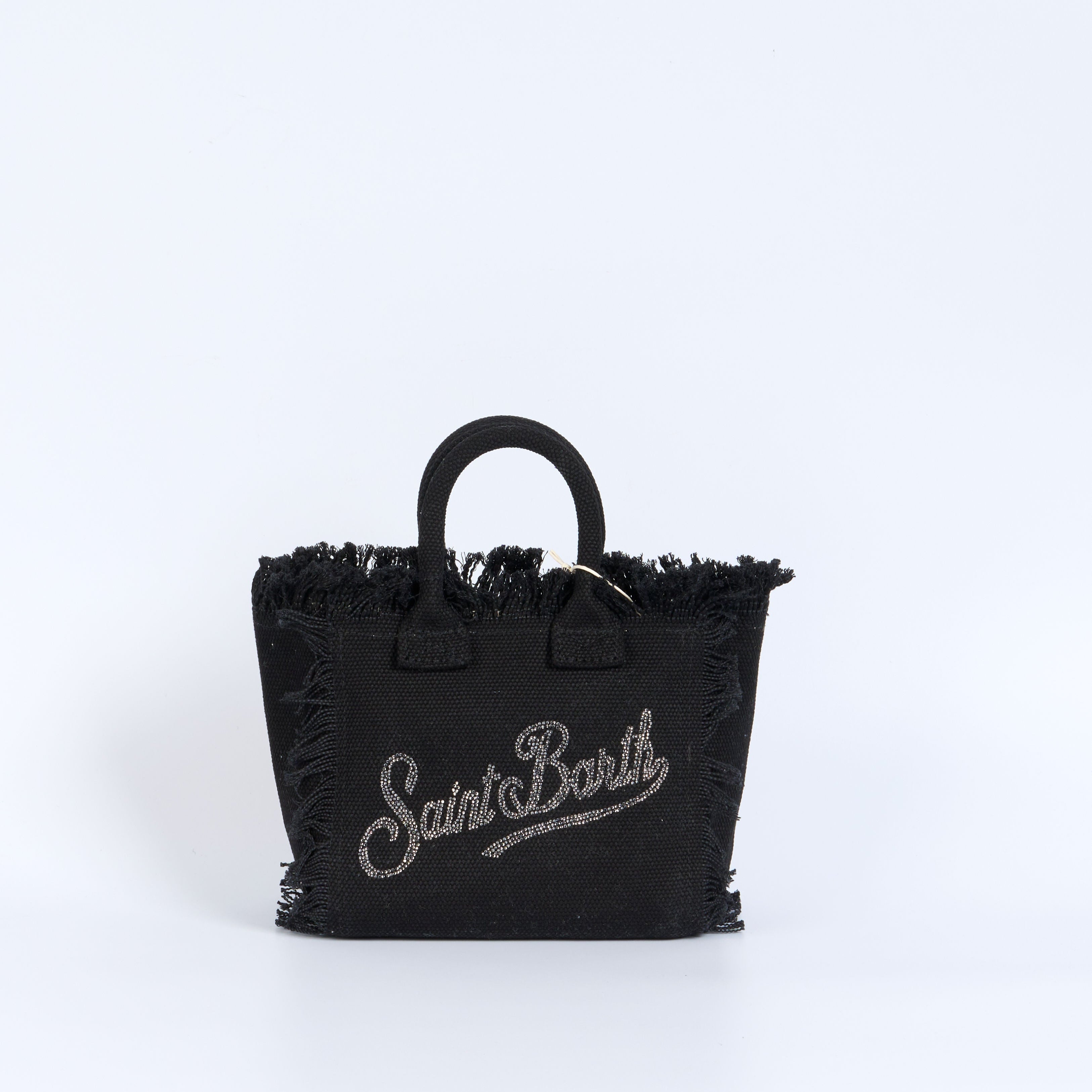 Mc2 Saint Barth Borsa Vanity Mini Con Strass Nero Donna-5