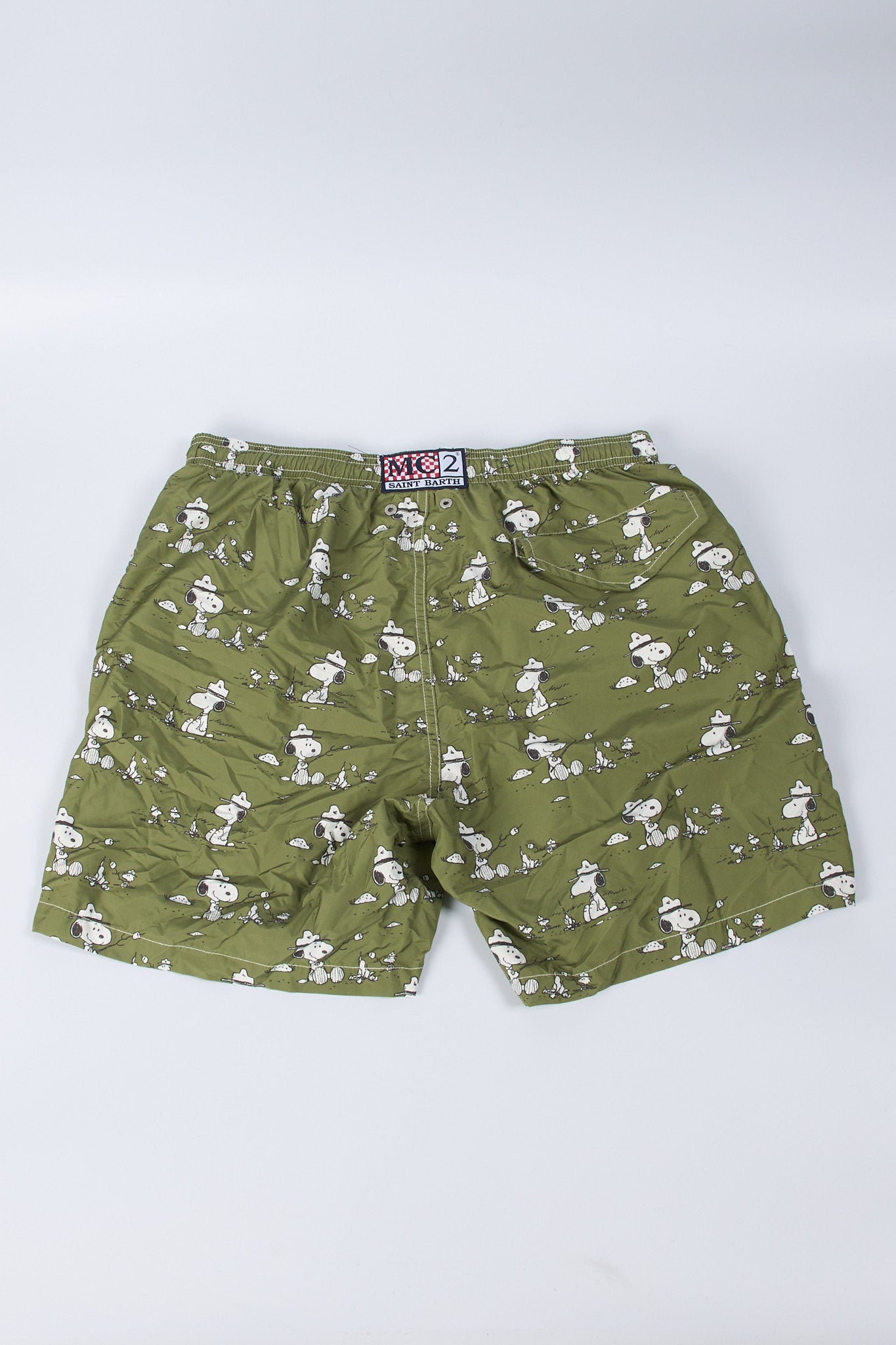 Mc2 Saint Barth Boxer Mare Snoopy Verdone Uomo-1