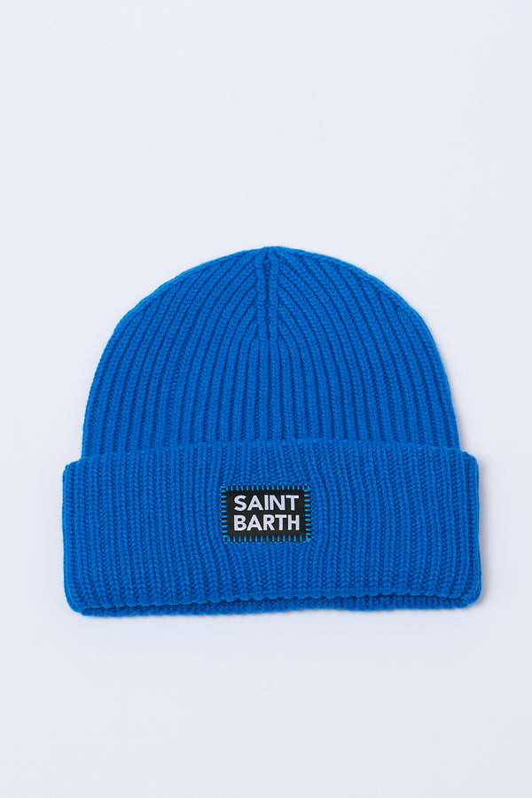 Mc2 Saint Barth Cappello in Maglia Bluette