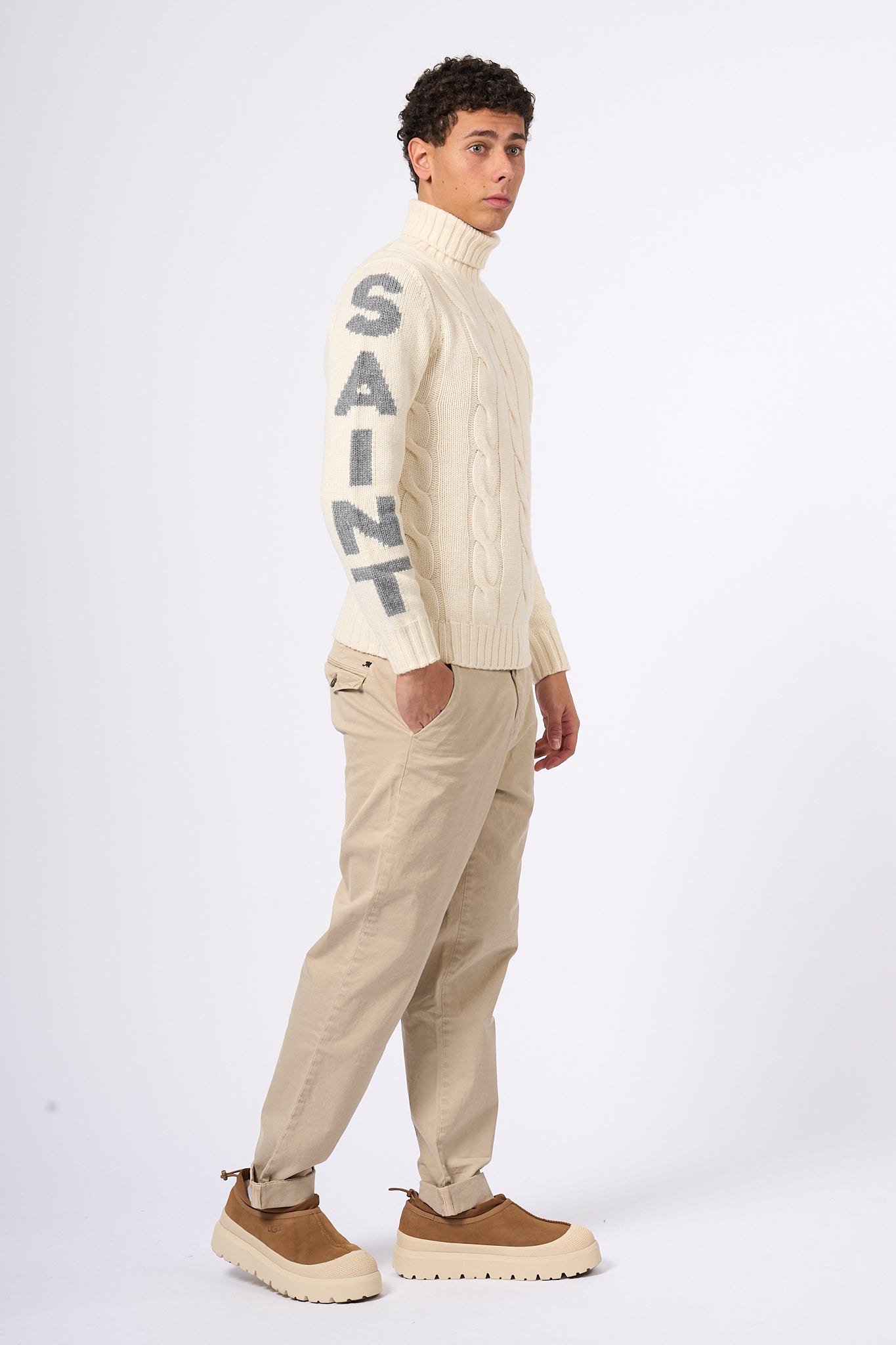 Mc2 Saint Barth Men's Dv Cream Jersey-1