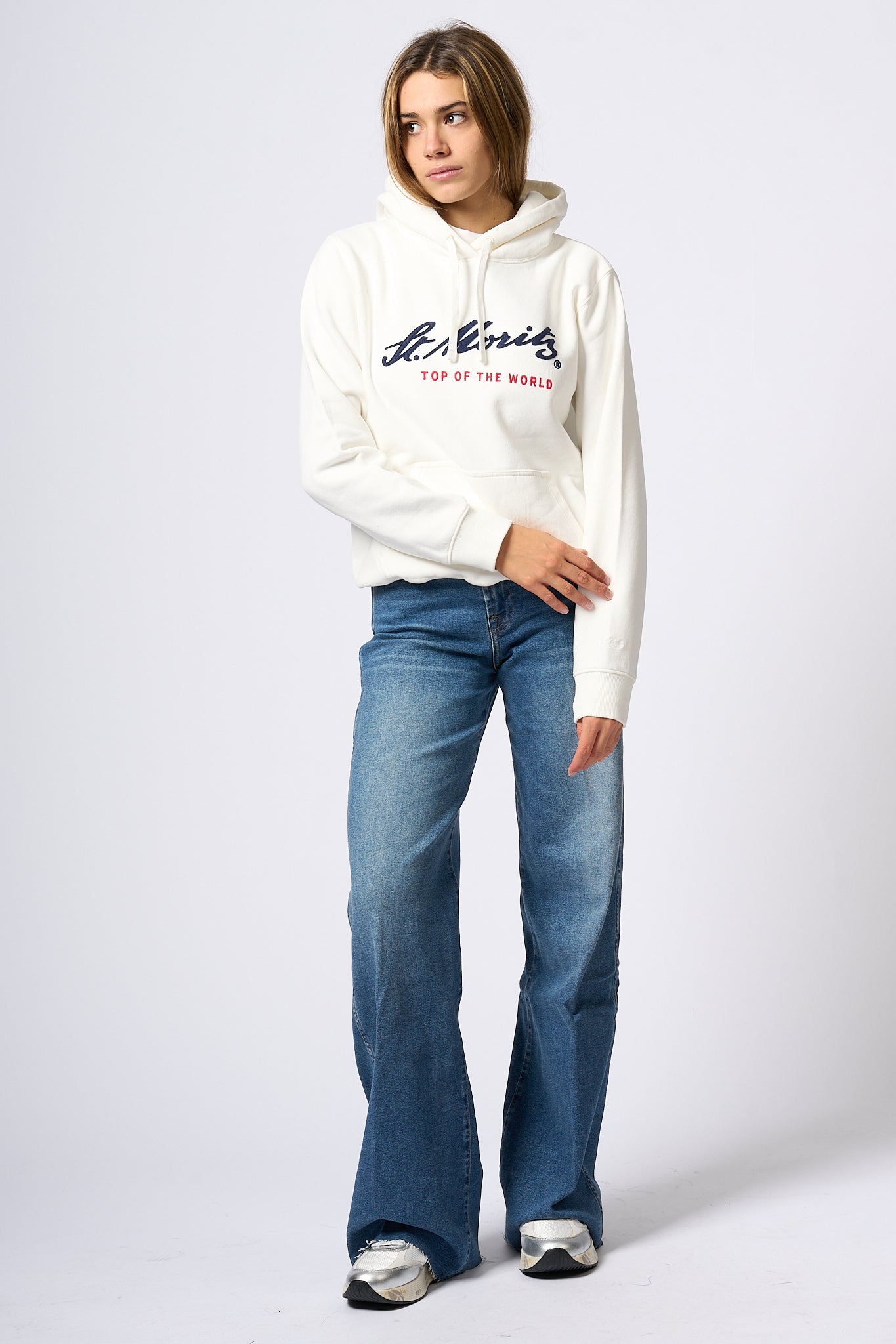 Mc2 Saint Barth Sweatshirt St Moritz White Women-2