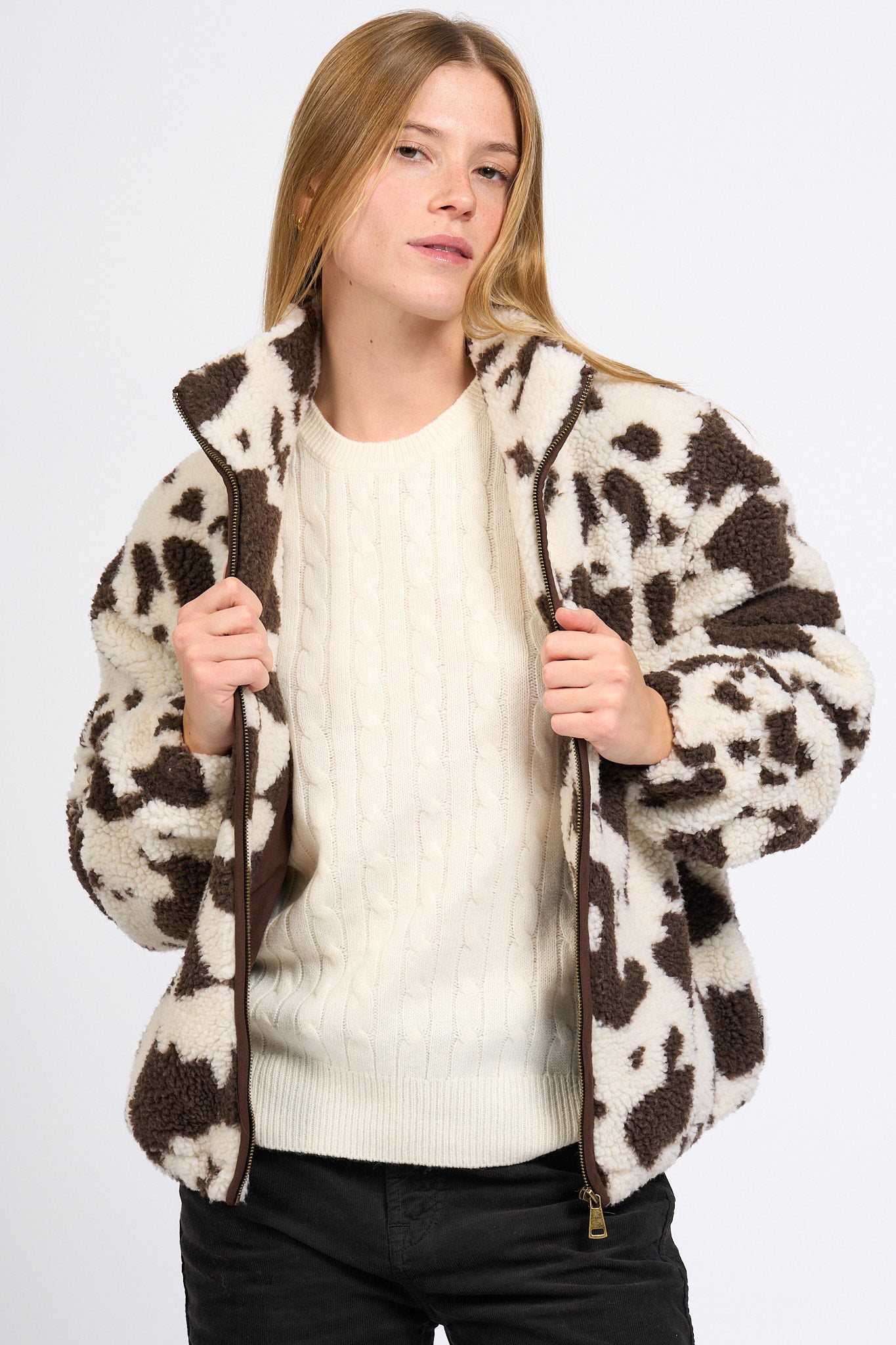 Mc2 Saint Barth Giacca Bercy Muccato Beige/Marrone Donna-6