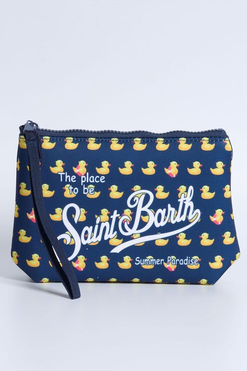 Mc2 Saint Barth Pochette Aline Ducks Blu Donna-2