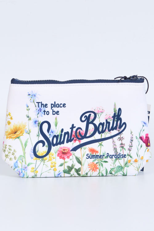 Mc2 Saint Barth Pochette Aline Garden Bianco Donna-2