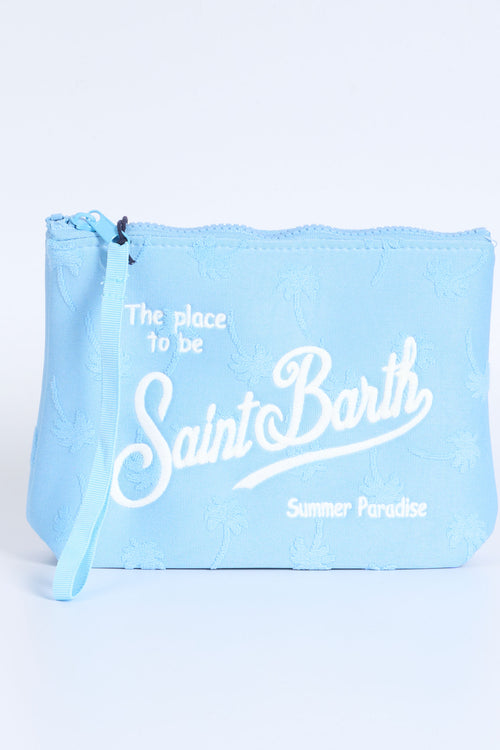 Mc2 Saint Barth Pochette Aline In Spugna Azzurro Donna-2