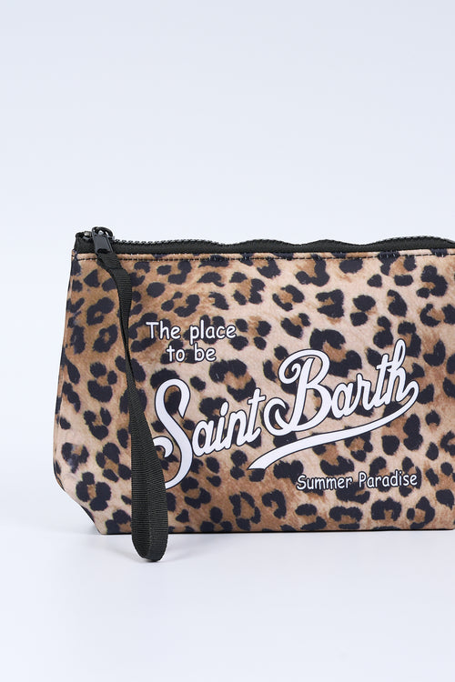 Mc2 saint barth Pochette Aline Leopard Donna-2