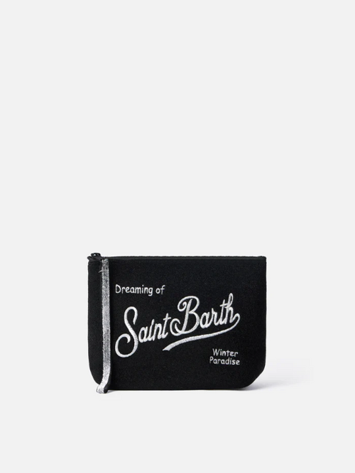 Mc2 Saint Barth Aline Clutch Bag Black Women