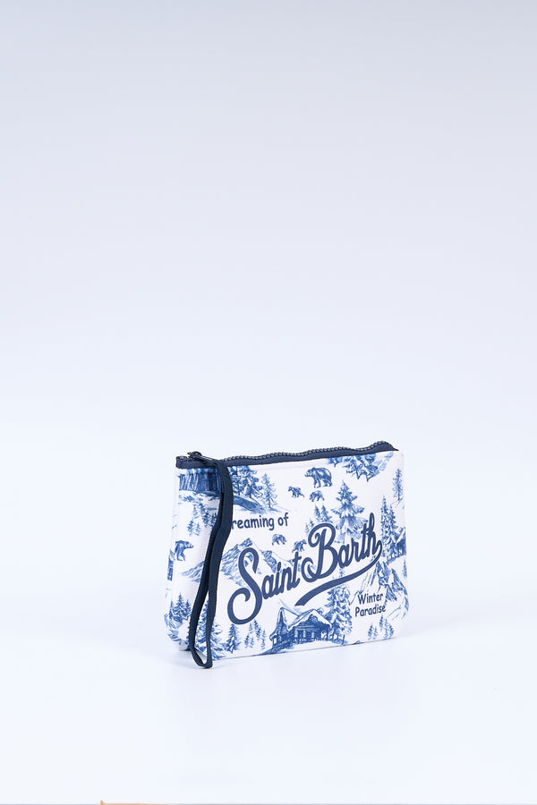 Mc2 Saint Barth Pochette Aline Winterland Blu Donna-2