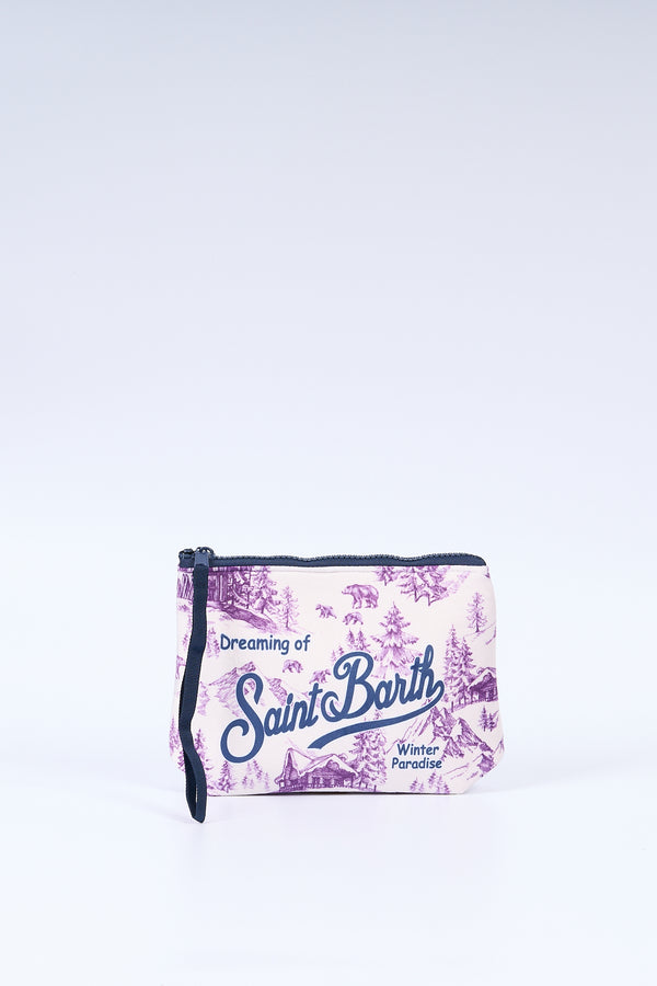Mc2 Saint Barth Pochette Aline Winterland Viola Donna