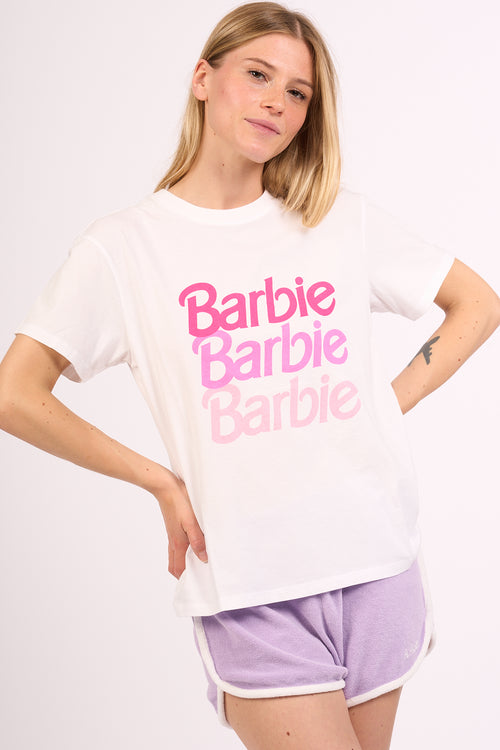 Mc2 Saint Barth T-shirt Barbie Bianco Donna