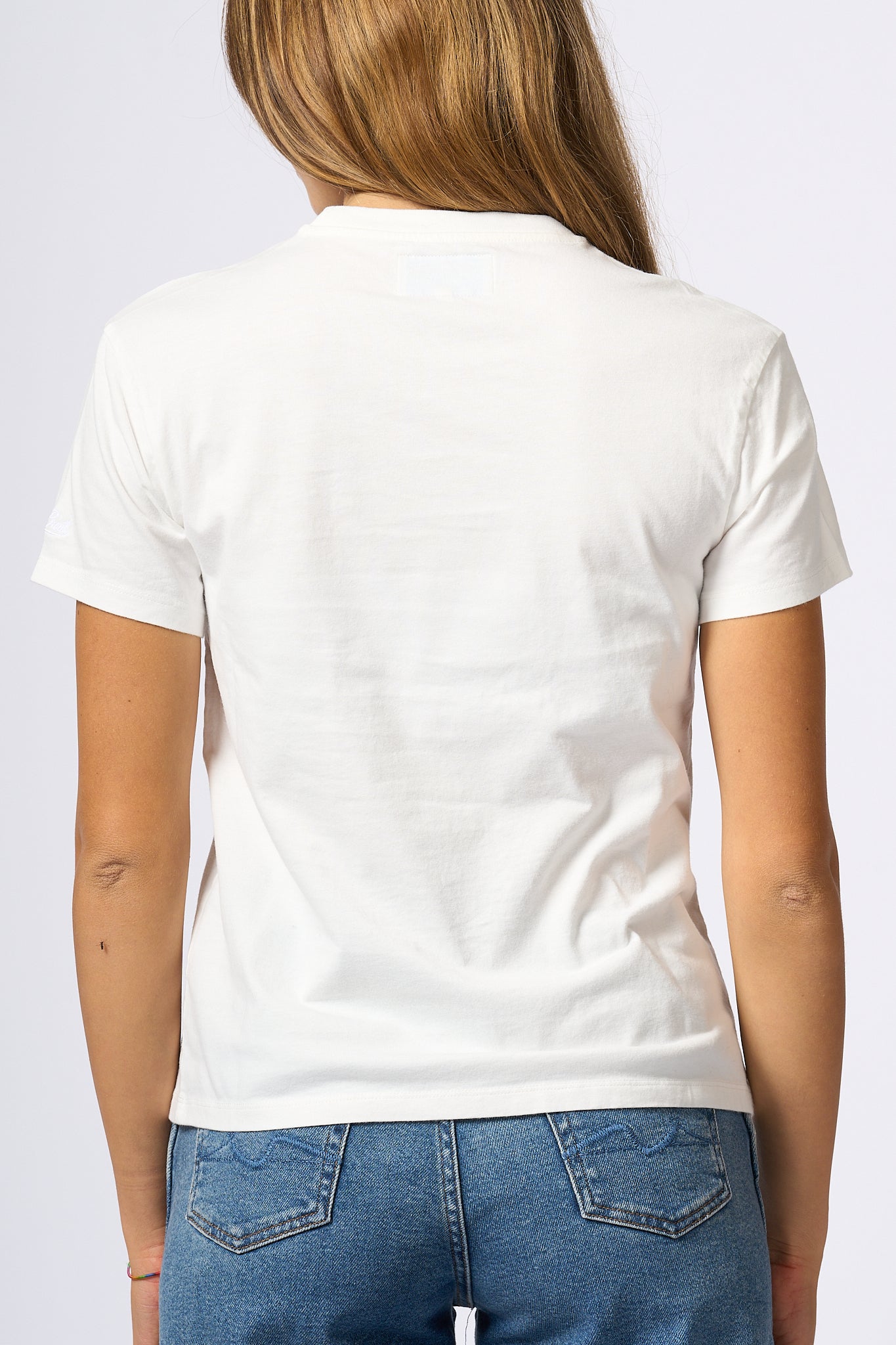 Mc2 Saint Barth T-shirt Gatta Bianco Donna-5