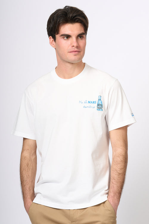 Mc2 Saint Barth T-shirt Mare Dentro Bianco Uomo-2