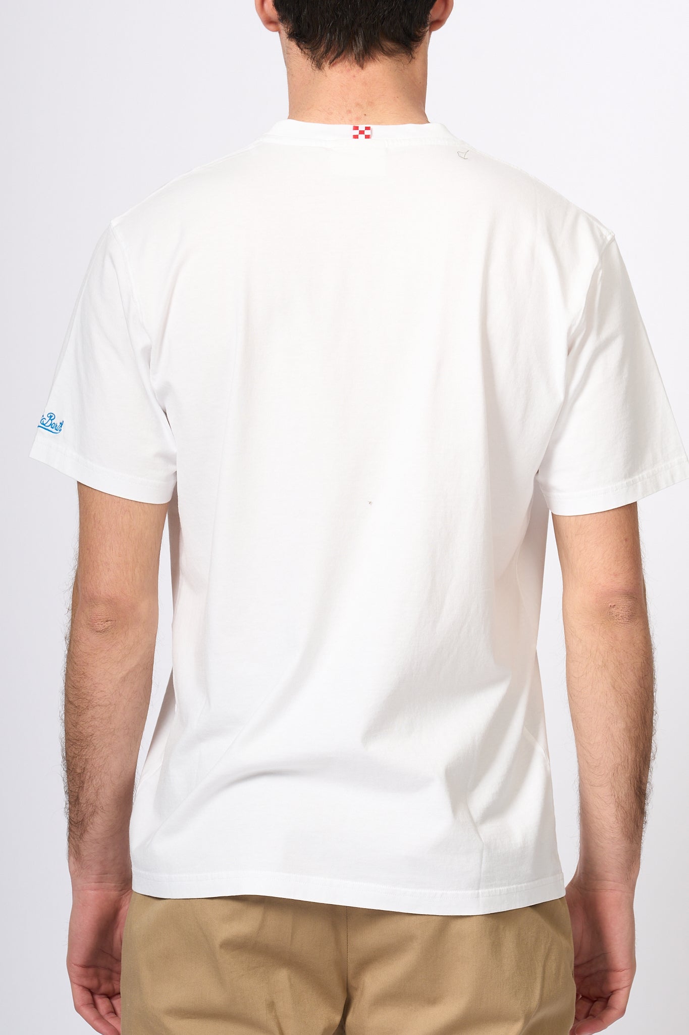 Mc2 Saint Barth T-shirt Mare Dentro Bianco Uomo-4