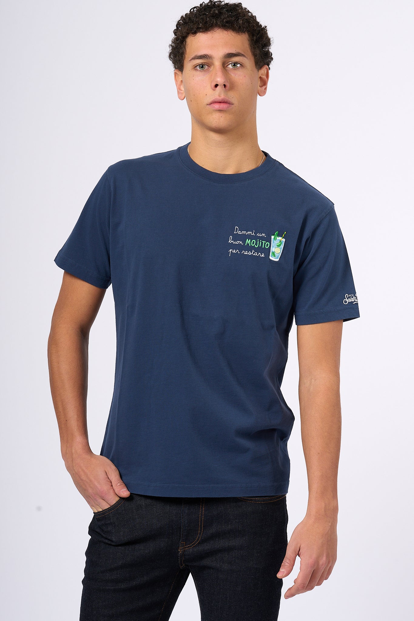 Mc2 Saint Barth T-shirt Mojito Stay Blue Men-3