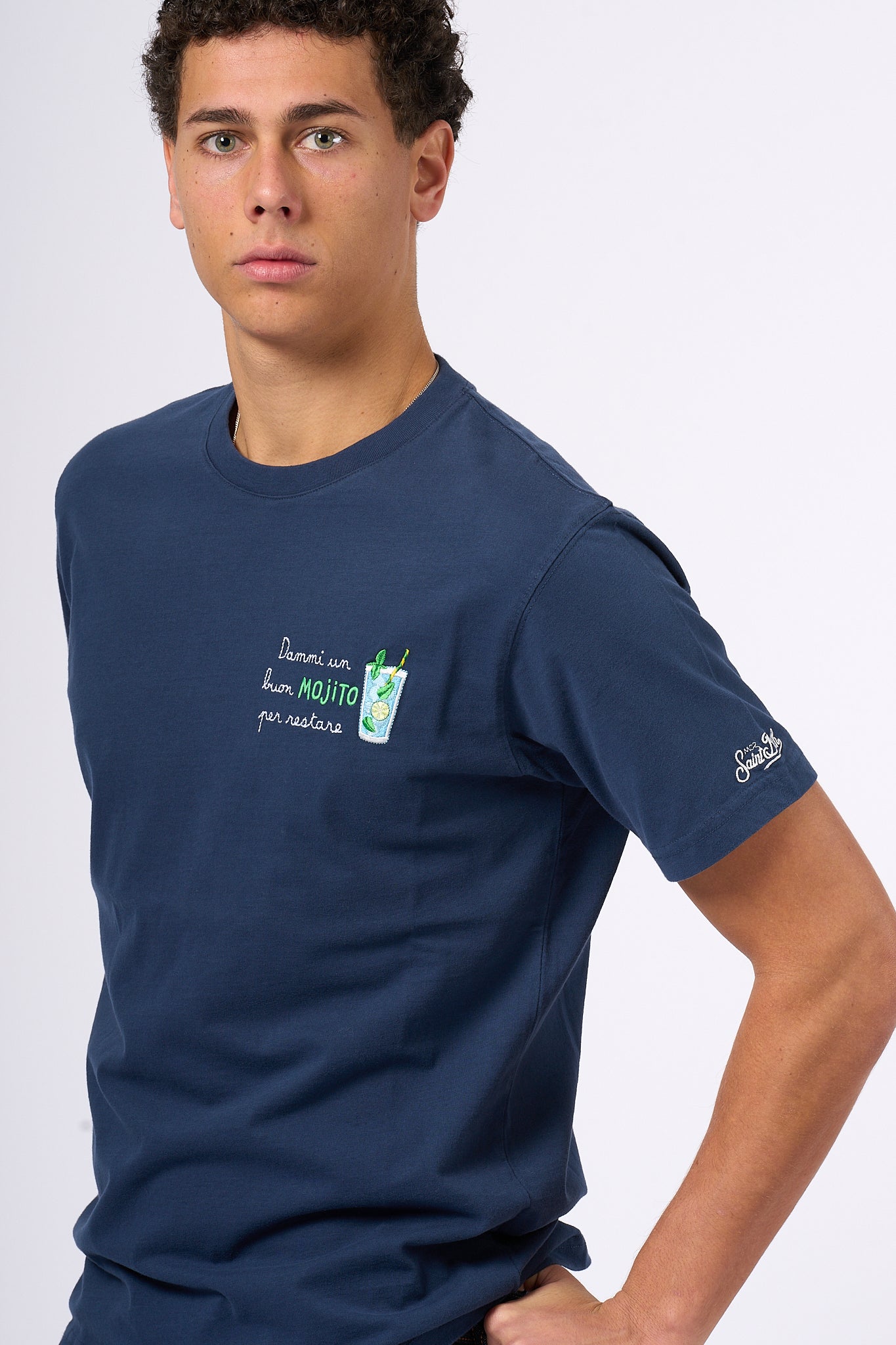 Mc2 Saint Barth T-shirt Mojito Stay Blue Men-1